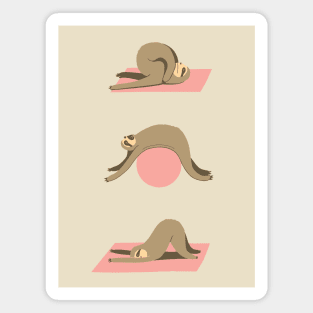 Sloth Pilates Magnet